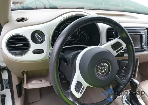 2014 Volkswagen Beetle 1.8T из США, поврежденный, VIN 3VWJ17ATXEM665203